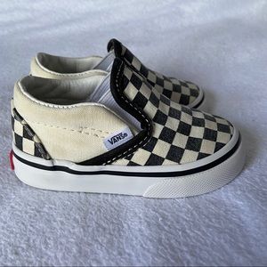 Baby Vans Checkered Slip-ons